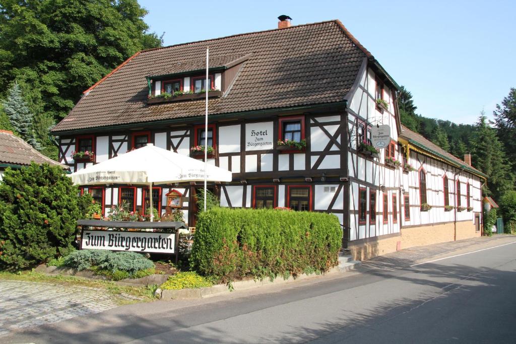 Hôtel Hotel Zum Bürgergarten Thyratal 1 06547 Stolberg