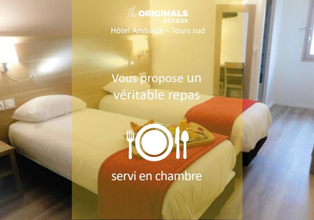 Hôtel The Originals City, Hôtel Ambacia, Tours Sud 22, Rue de la Tuilerie 37550 Saint-Avertin
