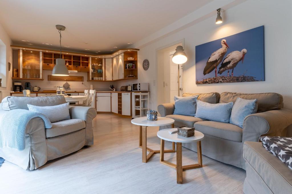 Appartement Hus op de Dün Storchennest Wittendüner Allee 76, 25826 Wittendün