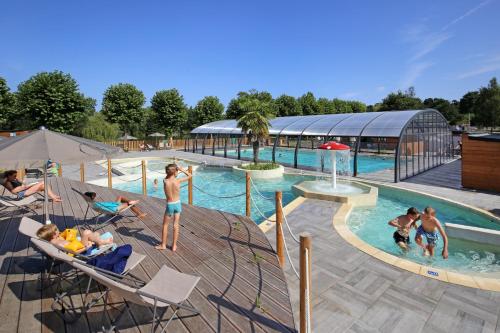 Camping Huttopia Baie du Mont Saint Michel Voie de la Liberté Baguer-Pican