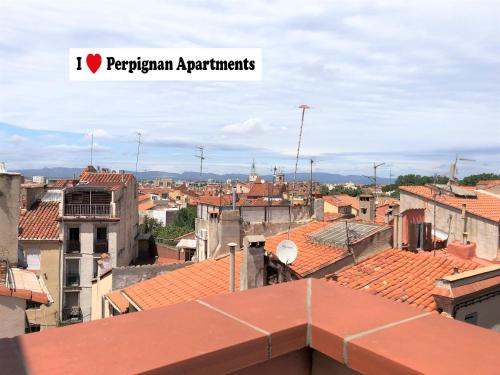 I Love Perpignan Duplex Terrasse Perpignan france