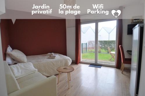 Appartement Jardin - à 50m de la plage - Wifi - Parking 80 Avenue de la Combattante Courseulles-sur-Mer