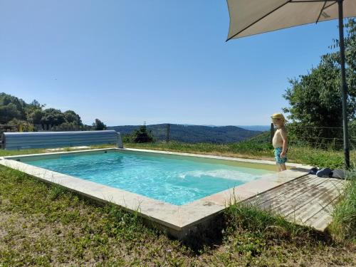 Maison de vacances Jolie maison avec vue, dans bâtisse cévenole Chemin de la Serre Lentillères