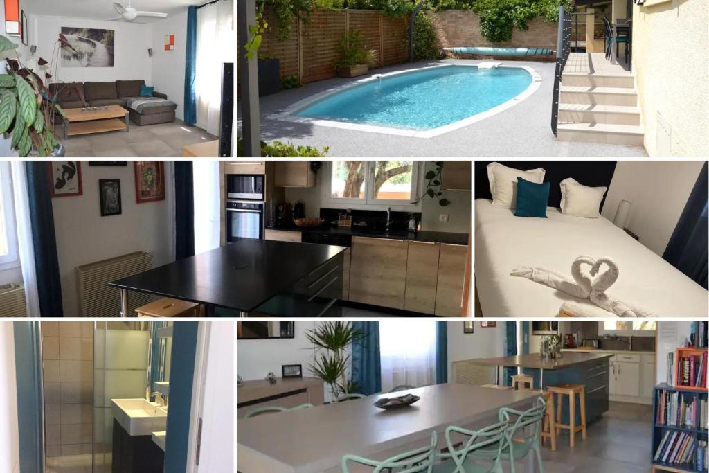 Villa Jolie Villa, Piscine, 10min centre ville, WIFI 101 Allée du Vieux Mas, 34070 Montpellier