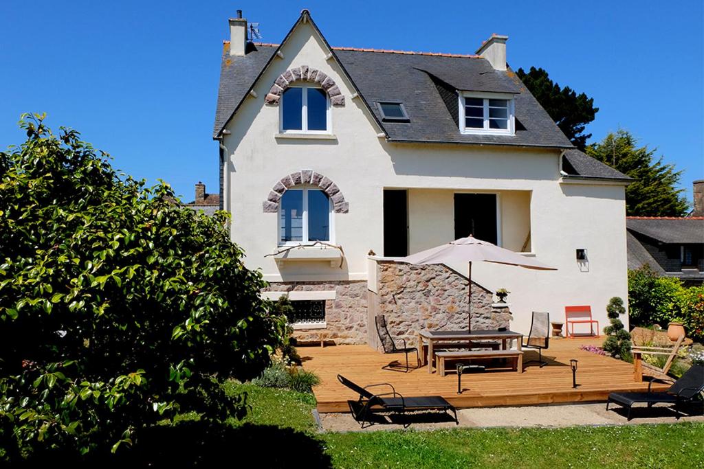 Maison de vacances Kerpalud, maison néo-bretonne, près de Paimpol 3 Chemin de Kerpalud, 22620 Ploubazlanec