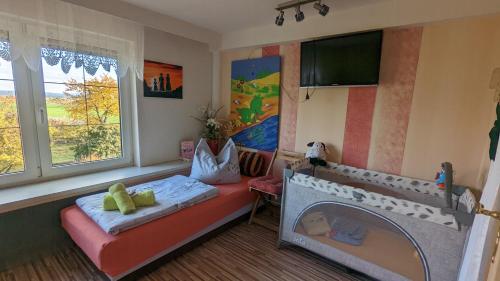 Appartement Komfortable 65 qm FeWo \ Friesau 89 Kühler Morgen Saalburg
