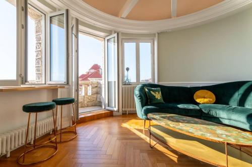 Kostaldea, golf and surf, appartement vue mer Biarritz france