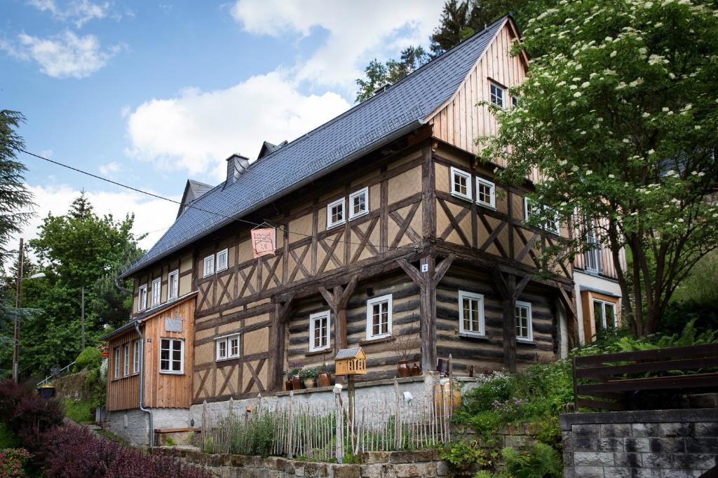 Appartements Kulturdenkmal Umgebinde1657 17 Berghangweg, 01814 Bad Schandau