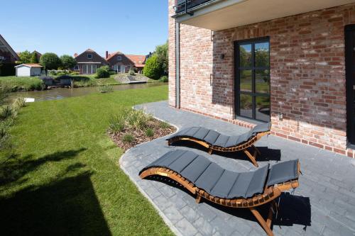 Appartement Küsten Suite Nord - direkte Wasserlage, Terrasse, 70qm 17 Achterum Greetsiel