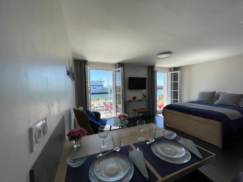 Appartement L'ancre, Studio Perret vue mer. 105 Quai de Southampton Le Havre