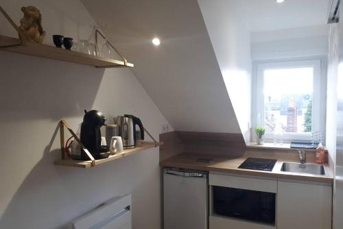 L'Essentiel, studio cosy, quartier Anatole France, CHU Rennes france