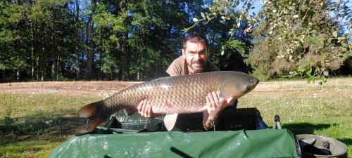 L’Etang Carp fishing lake and Gite Saint-Junien france