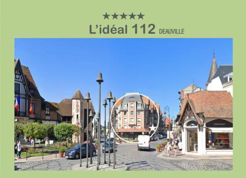 L'IDEAL 112 - 85m2, 2 chambres, Parking & Cabine de plage Deauville france