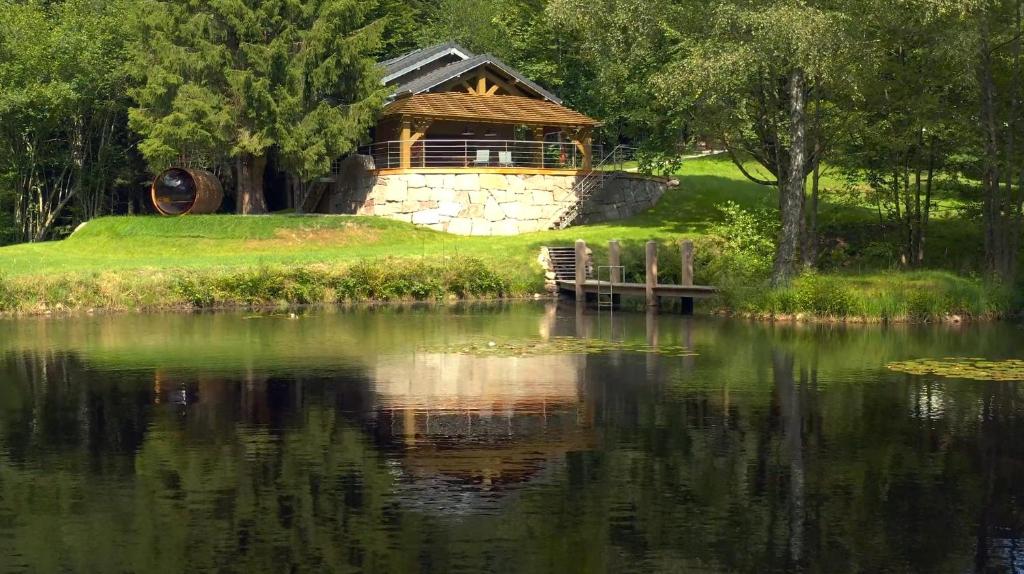 Maison de vacances L'ilet aux 2 étangs La Roye Grosjean, 88200 Saint-Nabord