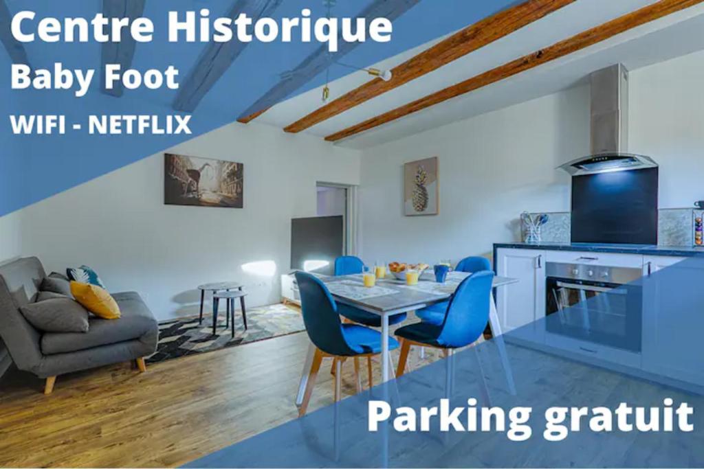 Appartement La Ballerine - Baby foot - Centre historique 8 Rue du Puy, 26100 Romans-sur-Isère