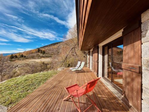 La bergerie d'Egat: Chalet authentique avec vue Égat france