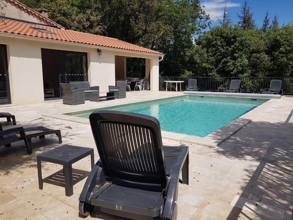 Villa La Casita villa avec piscine prés d'Uzes 10 Chemin des Cadenedes, 30330 Saint-Laurent-la-Vernède