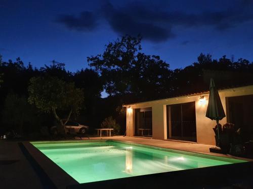 La Casita villa avec piscine prés d'Uzes Saint-Laurent-la-Vernède france