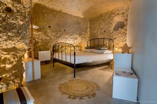 La cavée du coteau, petit cocon troglodytique avec spa d avril à septembre Vouvray france