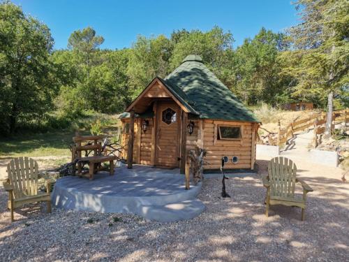 B&B / Chambre d'hôtes La Chaumière des Elfes Mas Fabrègue, Route de la Vignasse Servas