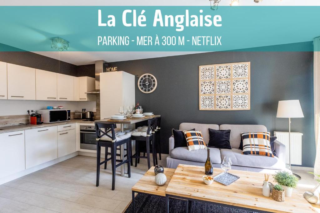 Appartement La Clé Anglaise - WIFI - PARKING - Balcon 2 bis Rue des Anglais, 62930 Wimereux
