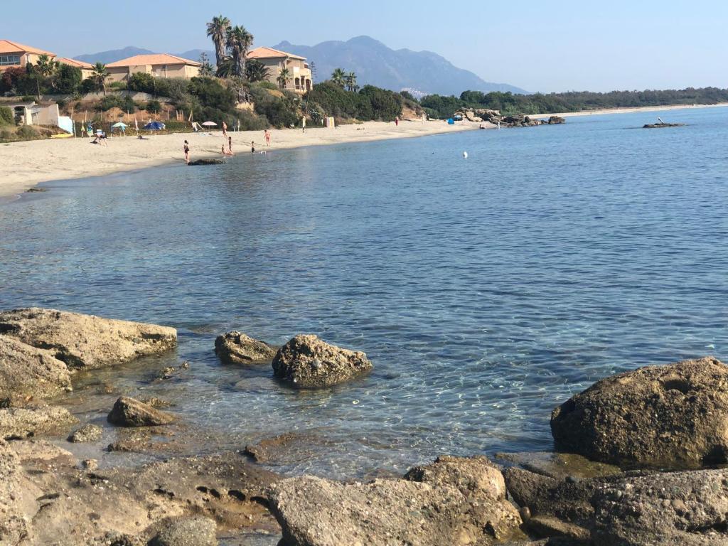 Appartement La Corse tranquille 300m de la plage et piscine Stolfaccie, 20230 Linguizzetta