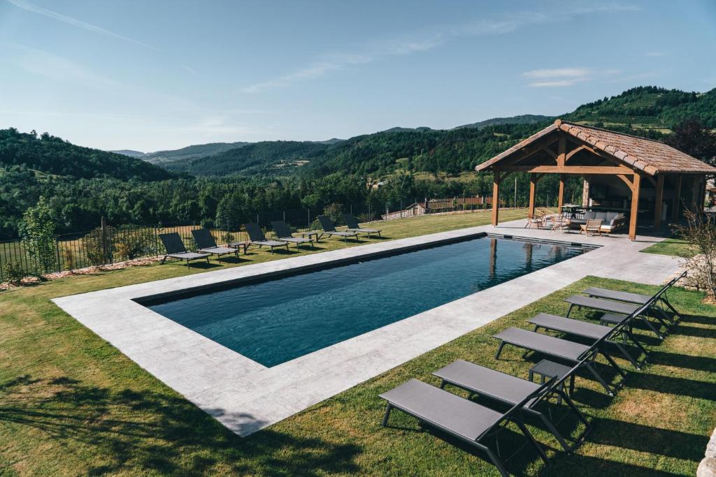 Maison de vacances La ferme d'Edouard - Les Fermes Ardéchoises 240 chemin de la roche, 07570 Labatie-dʼAndaure