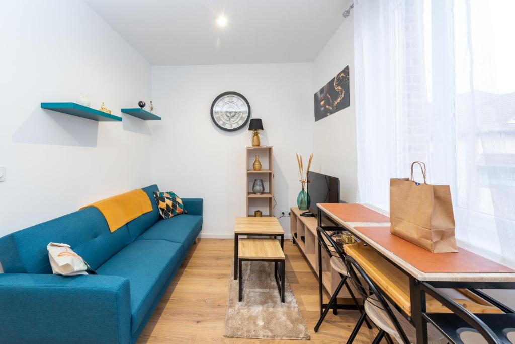 Appartement La Feuille d'Or - Appartement élégant - Confort Appartement 3 53 Rue Debaussaux, 80000 Amiens