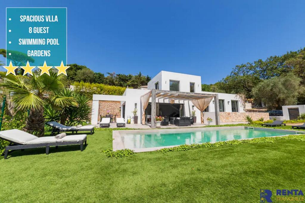 Villa La Magnifique Large Pool Garden Peaceful Cannes Series Offer 385 Route de Serra Capeou, 06110 Le Cannet