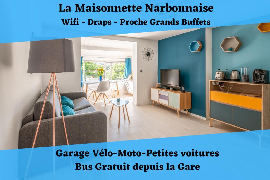 Maison de vacances La Maisonnette Narbonnaise (Proche Grands Buffets) 3B Rue Jules Vernes, 11100 Narbonne