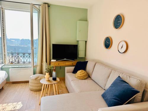 Appartement La Paillote Dieppoise vue port exceptionnelle 81 quai Henri 4 Dieppe