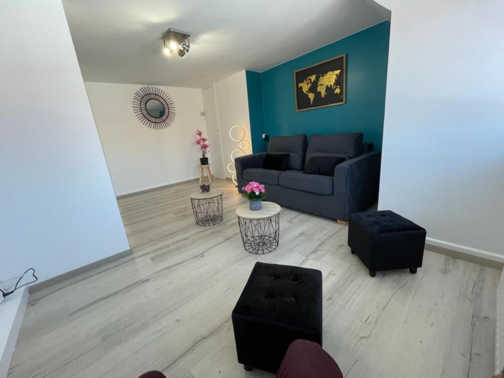 Appartement la Perle Bleue 2ème étage, appartement 5 63 Rue Hippolyte Adam, 62230 Outreau