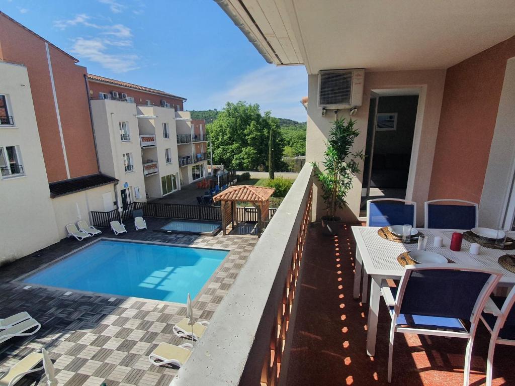 Appartement La piscine des Gorges - Climatisation Parking 11 Avenue des Thermes, 04800 Gréoux-les-Bains