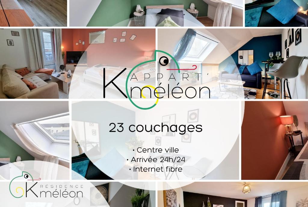 Appartement La Résidence K-méléon- Hyper centre , 23 couchages 27 Rue du Port, 72100 Le Mans
