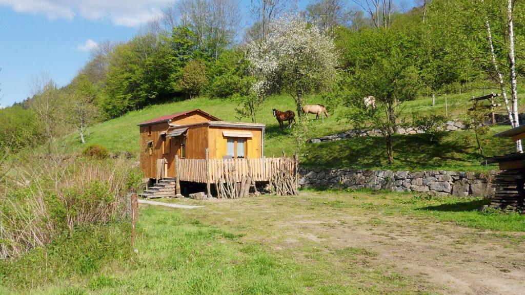 Maison de vacances La roulotte du bucheron 2 chemin des fourches, 68650 Lapoutroie