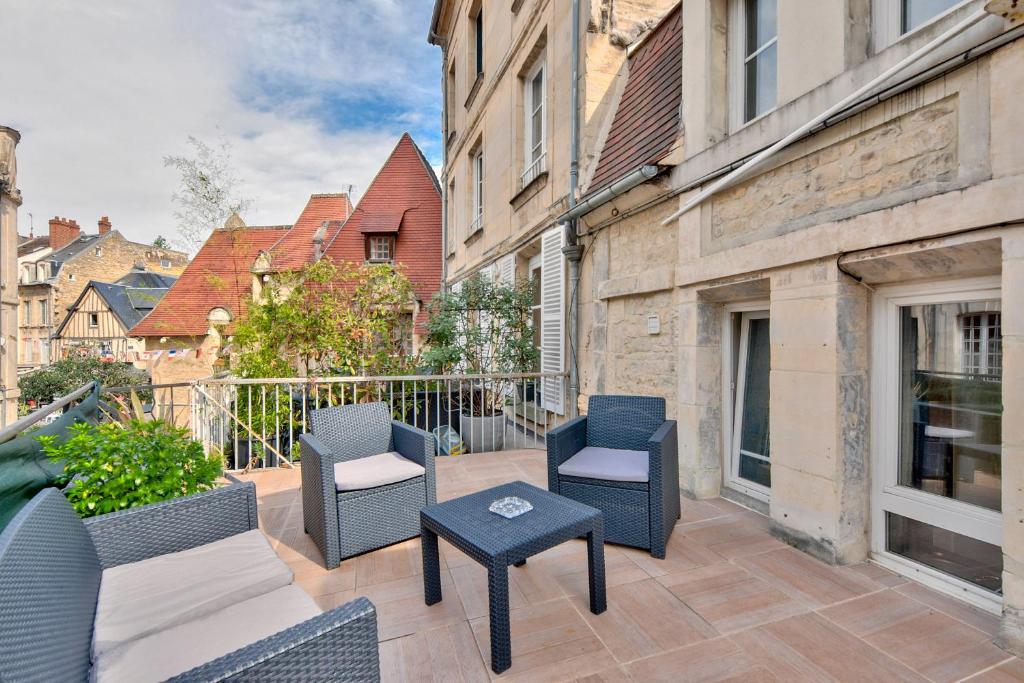 Appartement La Terrasse - Appartement 4pers Caen Hypercentre 1er Etage 16 Rue Porte au Berger, 14000 Caen