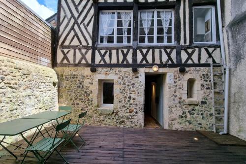 La Terrasse Notre Dame - Maison de caractère - 4P - Centre Honfleur Honfleur france