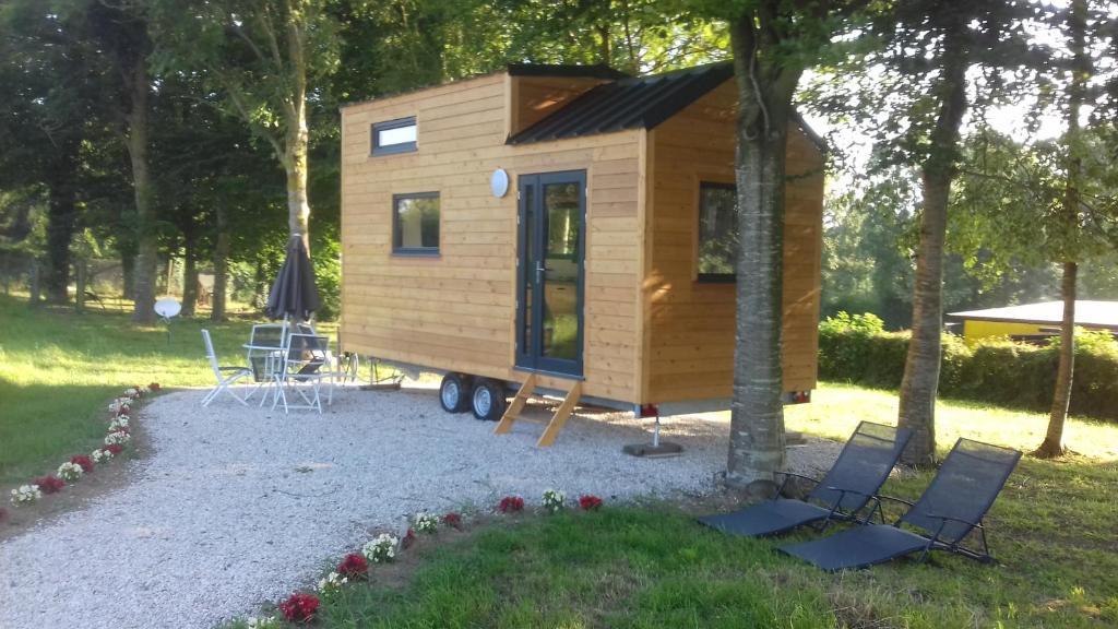 Maison de vacances la tiny house de l'aa 38 rue de l'église, 62650 Bourthes