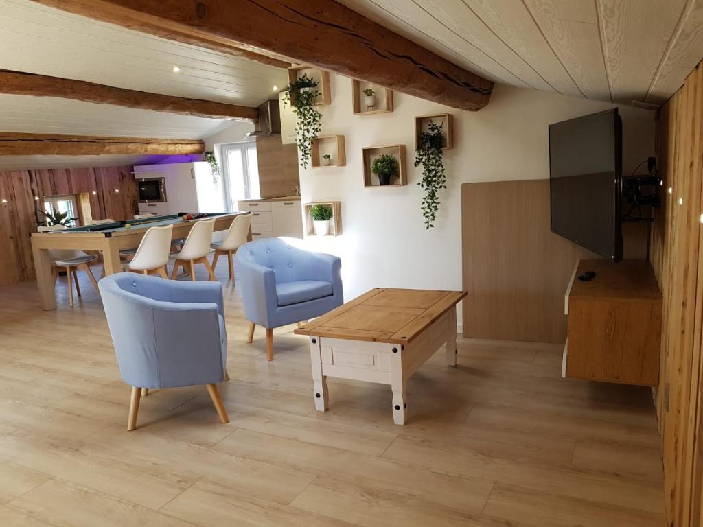 Appartement La Vigne d'Aubière, Spa/Balnéo, Billard,Lit 2mx2m 1 Rue Pascal, 63170 Aubière