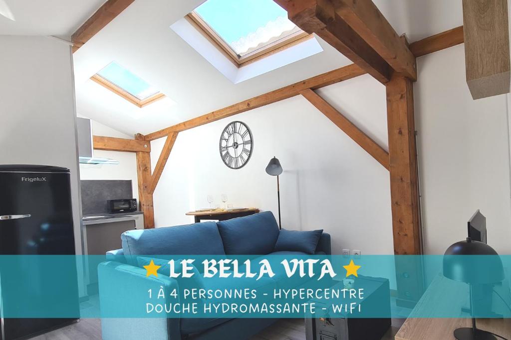 Appartement Le Bella Vita - Logement au calme en hyper centre 7 Rue d'Italie, 38110 La Tour-du-Pin