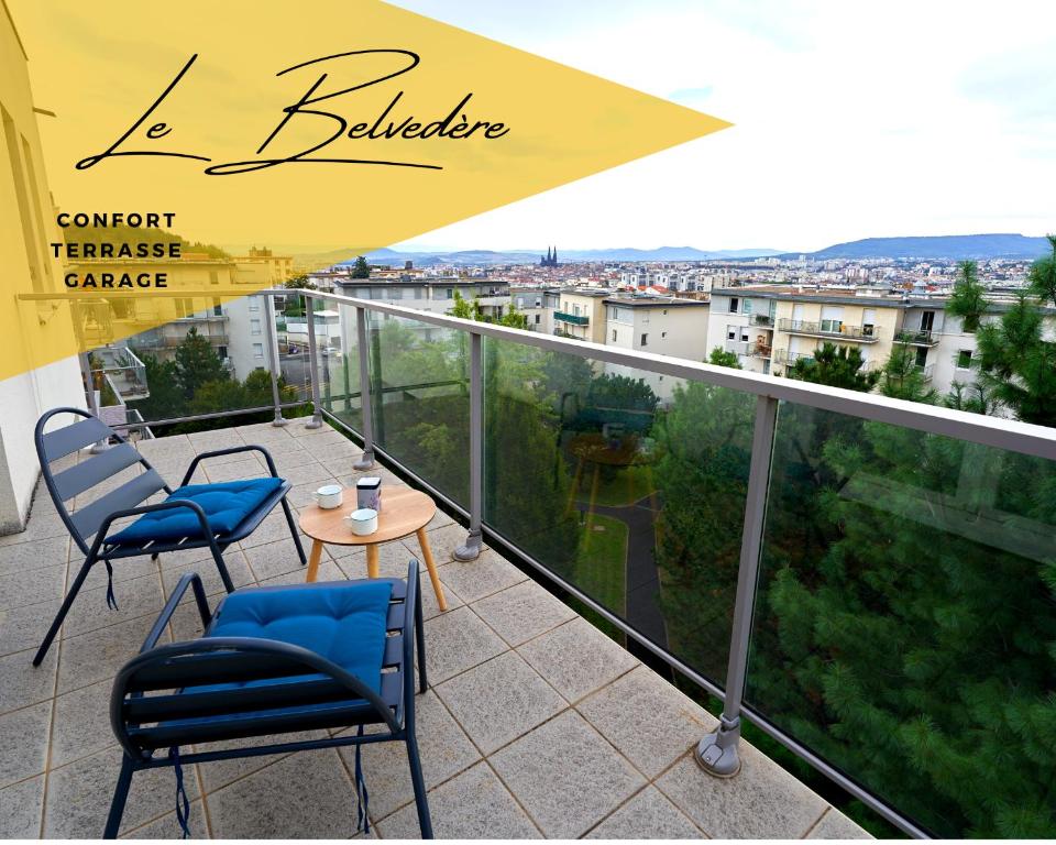 Appartement Le Belvédère Vue & Calme 49 Avenue du Puy de Dôme, 63100 Clermont-Ferrand