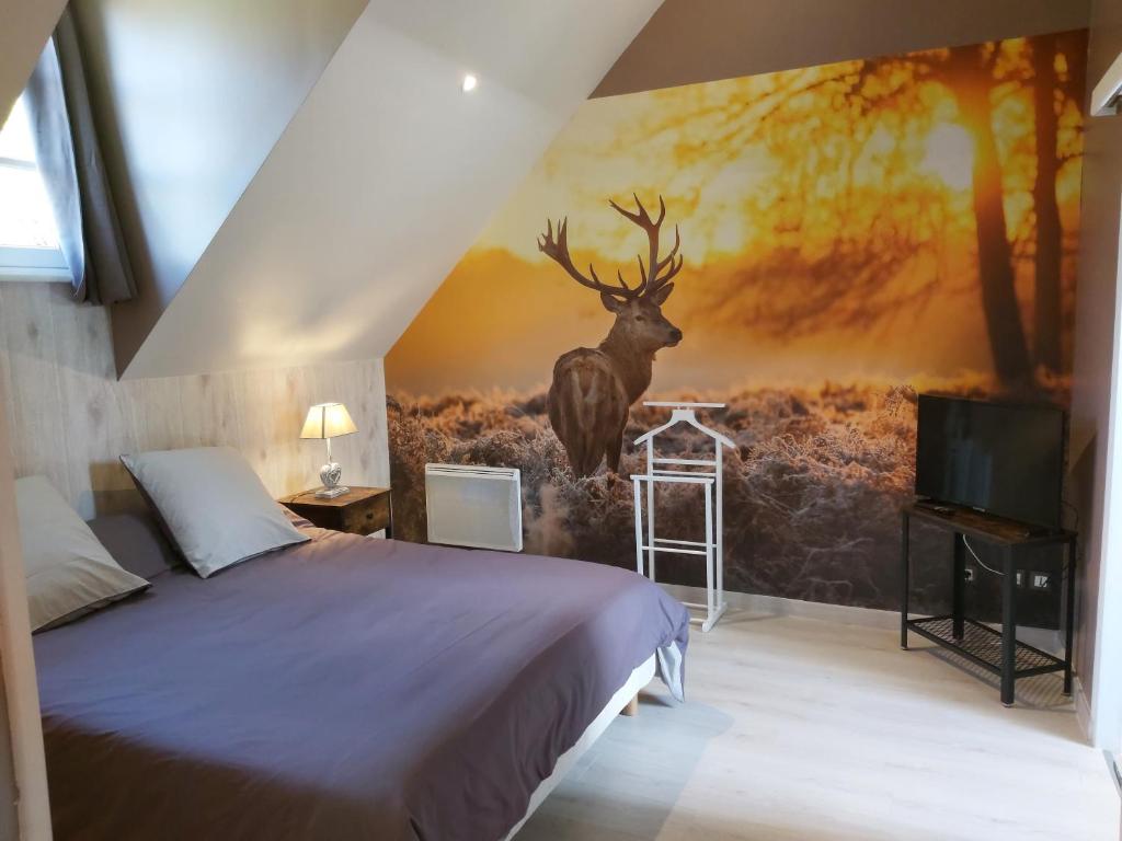 B&B / Chambre d'hôtes le bonheur des plumes Ferme de Mobecq - Route des roseaux, 50620 Montmartin-en-Graignes