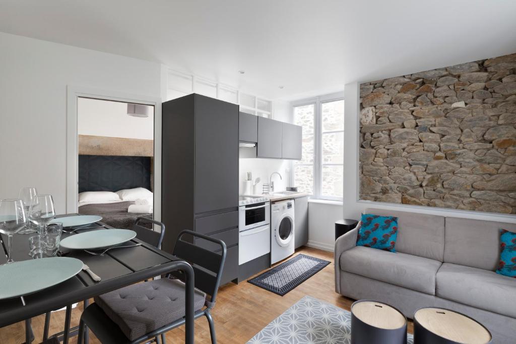 Appartement Le Brasier - Petit Cocon dans l'Intra Muros 17 rue de Dinan, 35400 Saint-Malo
