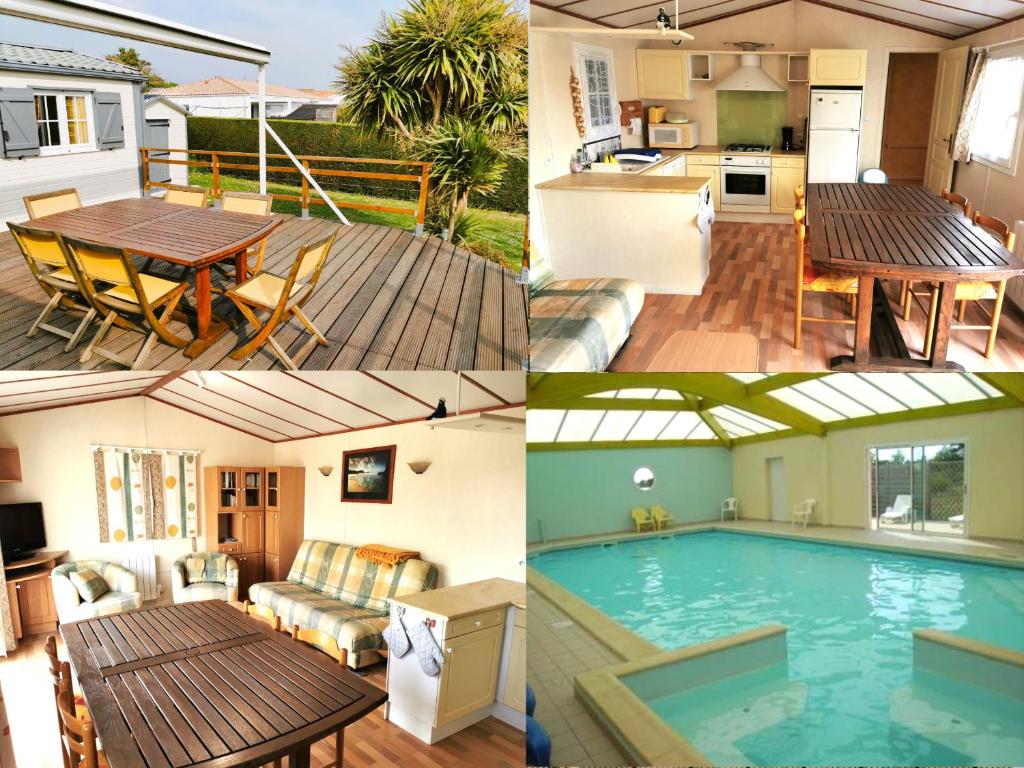 Maison de vacances Le calme des dunes - Piscines chauffees Rue du Calvaire, 12, 85470 Brem-sur-Mer