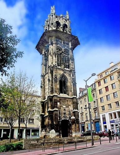 Le clocher Saint André Rouen france