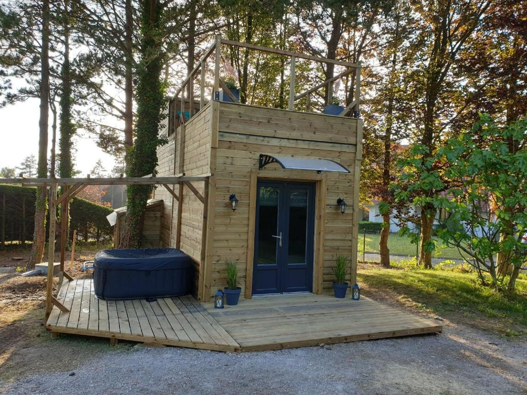 Maison de vacances Le domaine des hauts de canche Magnifique Tiny house avec Spa 6 Allée de l'Éolienne, 62630 Étaples