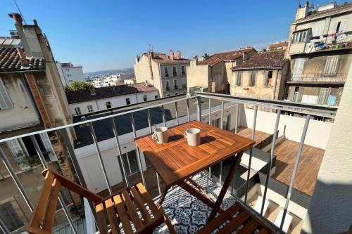 Appartement Le Flammarion  Haut Standing  Wifi-Netflix-Clim 61 Boulevard Camille Flammarion Marseille