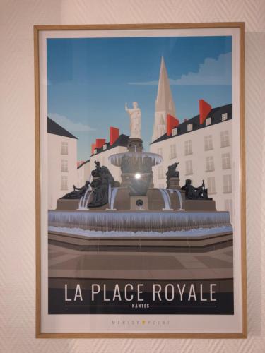 Appartement Le Grand Royal, 2 chambres de charme, PLACE ROYALE 2ième étage 6 Rue de la Fosse Nantes