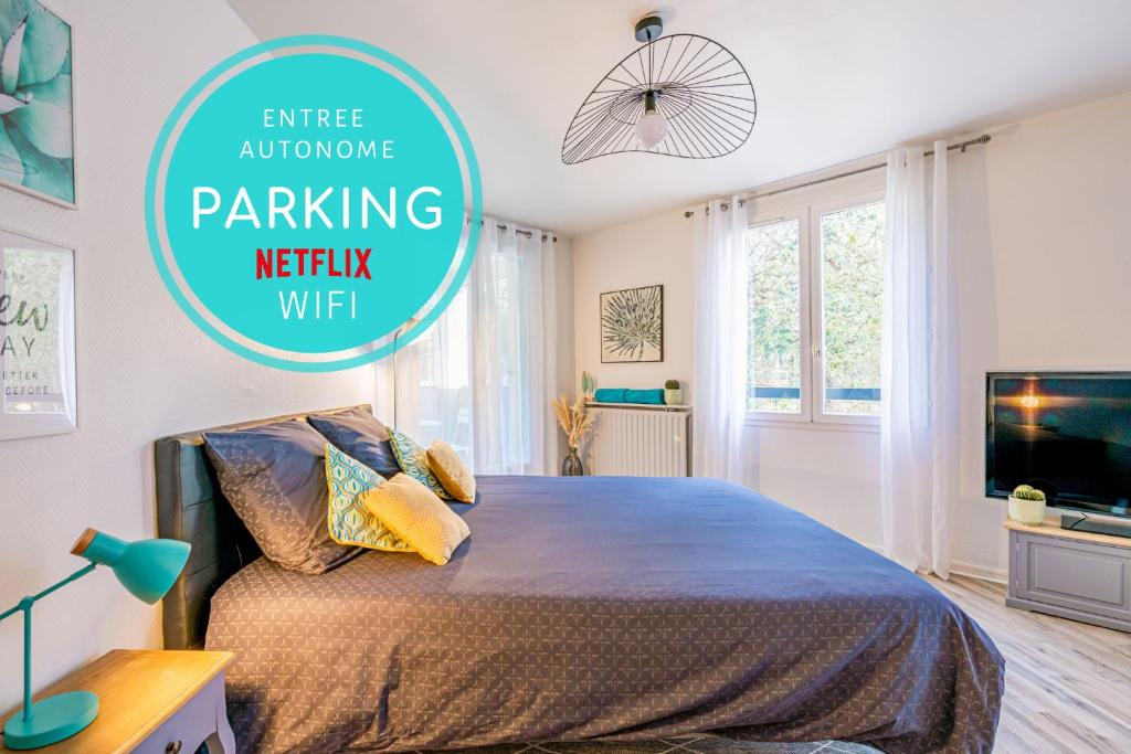 Appartement LE LAGON BLEU - Parking - Netflix - Loggia Bâtiment A 77 Rue Henri Rochefort, 91000 Evry-Courcouronnes