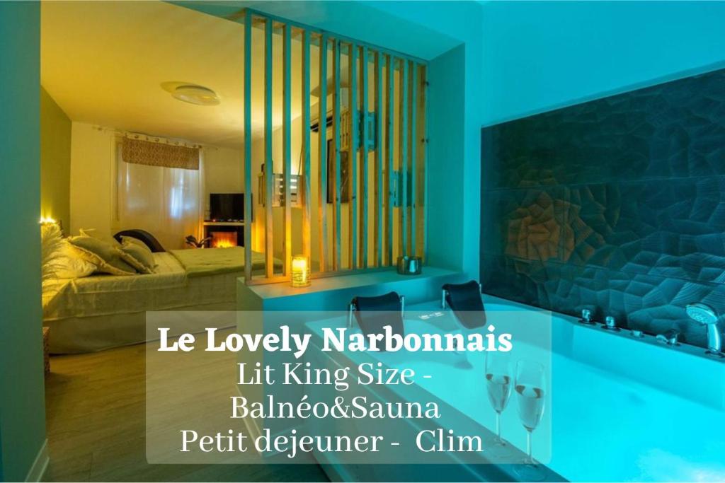 Appartement Le Lovely Narbonnais - Balneo & Sauna 31 Rue Chanzy, 11100 Narbonne